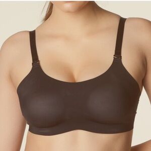 💐Knix Evolution Reversible Padded Bra Sz 6 Black/Beige